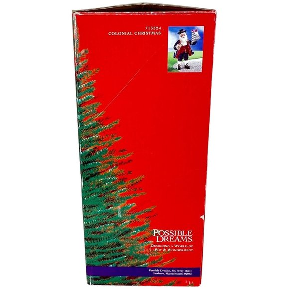 Clothtique Possible Dreams Ben Franklin COLONIAL CHRISTMAS Santa Claus #713324 - Picture 11 of 13